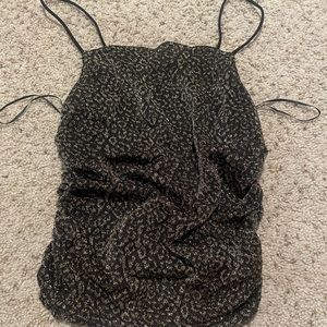 Sparkly tank from top shop